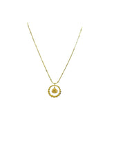 Golden Tide Circle Necklace